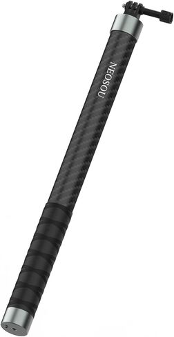 102-inch Long Selfie Stick Pole Extension Rod for GoPro Insta360 X5 X4 DJI Osmo Action 5 Pro DJI Pocket 3, Carbon Fiber/Light/Extra Long/Waterproof/Motorcycle Stick/Wide Angle in Kuwait