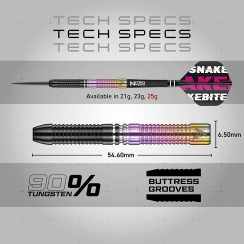 RED DRAGON Snakebite World Champion 2020 Edition Tungsten Darts with Flights and Shafts in Saudi Arabia