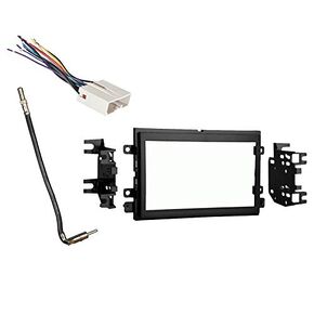 Ammarony Audio متوافق مع Ford F 150 2007 2008 مزدوجة Din Din Stereo Harness Radio Radio Package Dash Kit Package
