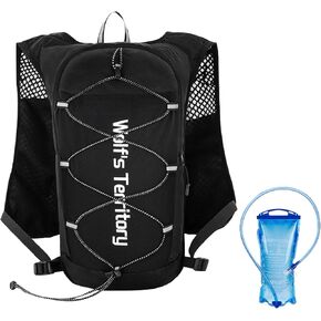 JEELAD Lightweight Running Vest for Women and Men 5L Hydration Backpack with 2L Water Bladder for Hiking Trail Running Gear Cycling Marathon