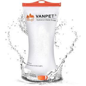 Upgrade Water Bag 2L Compatible with Sawyer Squeeze Water Filter, Durable TPU Material, BPA & PVC Free Squeeze Pouch, Collapsible Hydration Canteens for Camping Hiking Cycling (2L)
