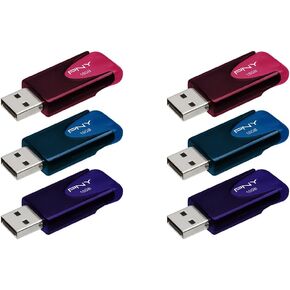 16GB Attaché 4 USB 2.0 Multi-Colored Flash Drive 60-Pack - Durable Reliable Portable Storage to Store and Transfer Data
