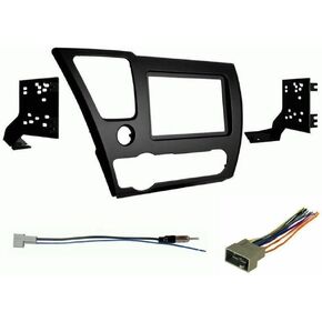 Dash Kit for for Civic 2013-2015 Vehicle Double Din Antenna Harness