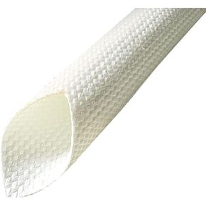 PVC Silicone Fiberglass Sleeve Pipe for Household Appliances,Length 5m,16mm (Size : 5mm) (Size : 6mm)