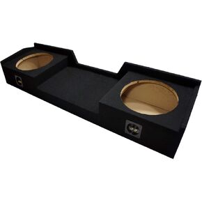 اتصال الصوت الأمريكي متوافق مع Nissan Titan King أو Crew Cab Truck 2004-2015 Dual 12 "Subwoofer Sub Box Speaker.
