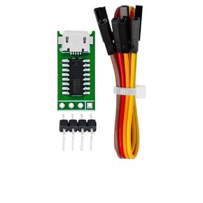 1pcs | CH340C micro USAB إلى المنفذ التسلسلي ISP تنزيل وحدة 5V/3.3V 500MA CP2102 CH340G CH340T لـ STM32 51 مع خط
