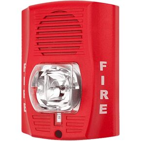 SS-P2RH-LF Wall/Ceiling 520Hz Horn/Strobe, Red