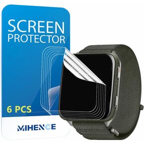 Screen Protector Compatible for Garmin Venu X1 Smartwatch, HD TPU Protective Film (6PCS)