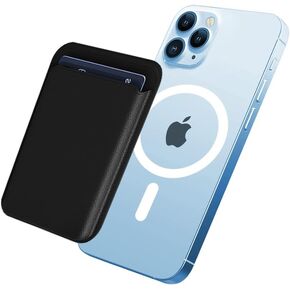 حامل محفظة بطاقات مغناطيسي مع MagSafe لهاتف iPhone 14 Pro Max/14 Plus/14 Pro/14، لهاتف iPhone 13 Pro Max/13 Pro/13/13 Mini، لهاتف iPhone 12/12 Pro/12 Max/12 Mini، باللون الذهبي البني in Kuwait