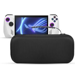 حالة حمل صعبة لاكدو ل Asus Rog Ally / Rog Ally X Gaming Console و Accessories ، حالة تخزين سفر محمولة ، حقيبة حماية مقاومة للصدمات الصلبة مع سعة كبيرة ، أسود ، أسود ، أسود