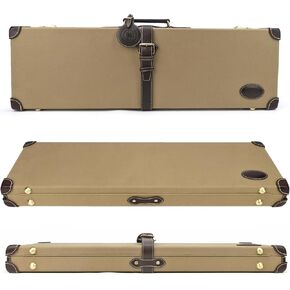 Tourbon Vintage Hunting Universal Hard Rifle Case Shotgun Carrying Storage Cases With Combination Lock Bag