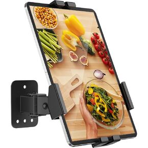 AboveTEK Tablet Wall Mount Holder - 360° Rotation iPad Wall Holder with Anti-Theft Lock System, for iPad Pro/Air/Mini, Galaxy Tab, All 7.9"-11" Tablets - Wall Mount Tablet Stand for Home & Office
