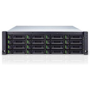 JETSTOR 816IX - 16-Bay iSCSI SAN 192TB Storage System with Dual-Active Controllers and 12Gb SAS 3.0 Technology