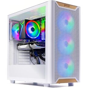 Skytech Gaming Omega 2 Desktop PC, Intel i5 14400F 2.5 GHz (4.7GHz Turbo), NVIDIA RTX 5060 Ti 16GB, 1TB Gen4 NVMe SSD, 16GB DDR5 RAM 5200, 650W Gold PSU, Wi-Fi, Win 11