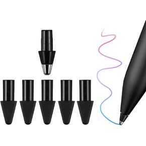 REEYEAR Replacement Tips Set fits for Remarkable Paper Pro Maker Pen, 2 Pack No Wear Out Titanium Alloy Tips, Durable Nibs, Fine Point Design for Precise Writing, Long-Lasting (Not for rM1/2)