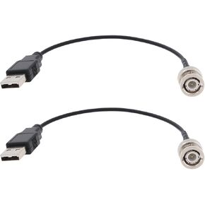 إنشاء فكرة 2PCS RG174 Cable BNC ذكر أنثى إلى USB 2.0 محول الموصل الذكور مناسب لاختبار محوري الطاقة (20 سم 50 أوم) in Kuwait
