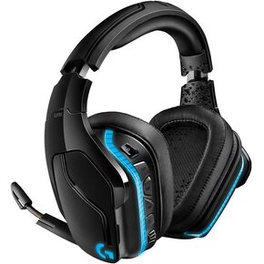 Logitech G935 Wireless DTS:X 7.1 Surround Sound LIGHTSYNC RGB PC Gaming Headset - Black, Blue (Renewed)