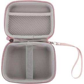 Portable Data Cable Storage Bag with Strap Stylish Electronic Accessories Organizer Pouch for Earphones Chargers and Gadgets Durable PU Lightweight Design