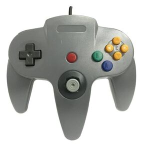Generic Wired Game Controller For N64 Color Gray