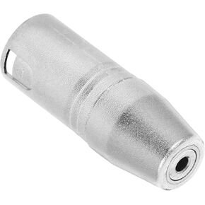 NUOBESTY XLR Male to Female Adapter Durable Audio Converter for Microphones and Mixers Signal Transmission Compatible with Amplifiers and Recording Devices
