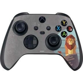 Skinit Decal Gaming Skin Compatible with Xbox Series X Controller - Officially Licensed Disney The Lion King Simba On Pride Rock Design