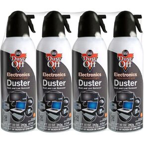 2 X Dust-Off Compressed Gas Duster - 4 Pack - DPSXL4