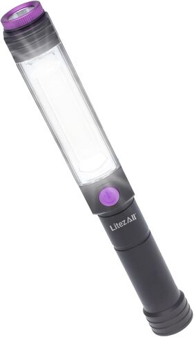LitezAll Pen Flashlight 400 Lumen - Compact and Portable Tactical Pen Light, Battery Powered, Wide Angle COB LED Task Light - Ideal Pen Light for Professionals and Everyday Use in Kuwait