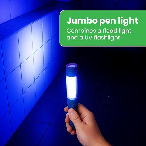 LitezAll Pen Flashlight 400 Lumen - Compact and Portable Tactical Pen Light, Battery Powered, Wide Angle COB LED Task Light - Ideal Pen Light for Professionals and Everyday Use in Kuwait