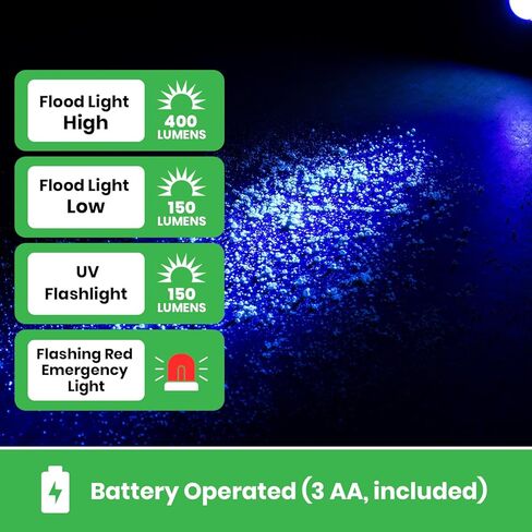LitezAll Pen Flashlight 400 Lumen - Compact and Portable Tactical Pen Light, Battery Powered, Wide Angle COB LED Task Light - Ideal Pen Light for Professionals and Everyday Use in Kuwait