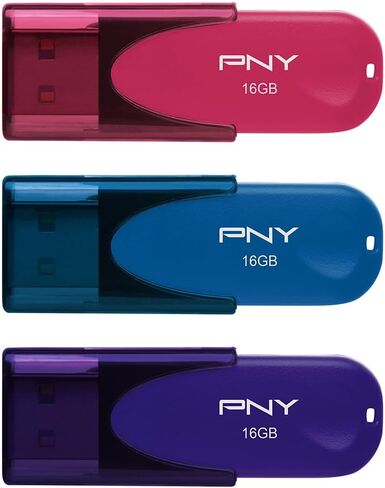 16GB Attaché 4 USB 2.0 Multi-Colored Flash Drive 60-Pack - Durable Reliable Portable Storage to Store and Transfer Data in Kuwait