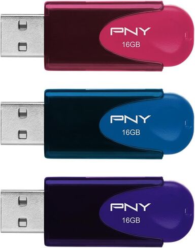 16GB Attaché 4 USB 2.0 Multi-Colored Flash Drive 60-Pack - Durable Reliable Portable Storage to Store and Transfer Data in Kuwait