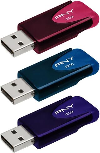 16GB Attaché 4 USB 2.0 Multi-Colored Flash Drive 60-Pack - Durable Reliable Portable Storage to Store and Transfer Data in Kuwait