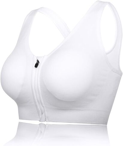 YEYELE Medium Support and Removable Pad Tank Top Racerback Sports Bras for Women Black/Apricot in Saudi Arabia