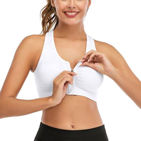 YEYELE Medium Support and Removable Pad Tank Top Racerback Sports Bras for Women Black/Apricot in Saudi Arabia