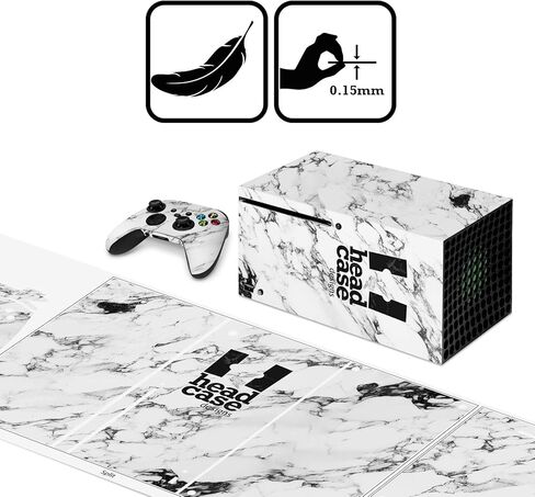 Head Case Designs Officially Licensed Cobra Kai Classic Logo Iconic Vinyl Sticker Gaming Skin Decal Cover Compatible With Xbox Series X Console and Controller Bundle in Saudi Arabia