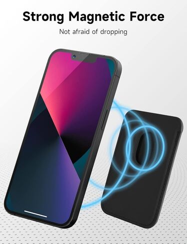 حامل محفظة بطاقات مغناطيسي مع MagSafe لهاتف iPhone 14 Pro Max/14 Plus/14 Pro/14، لهاتف iPhone 13 Pro Max/13 Pro/13/13 Mini، لهاتف iPhone 12/12 Pro/12 Max/12 Mini، باللون الذهبي البني in Kuwait