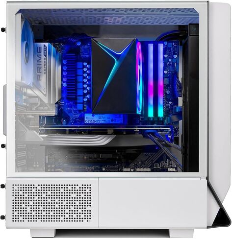 Skytech Gaming Omega 2 Desktop PC ، Intel I5 14400F 2.5 GHz (4.7GHz Turbo) ، NVIDIA RTX 5060 TI 16GB ، 1TB Gen4 NVME SSD ، 16GB DDR5 RAM 5200 ، 650W GOLD ، WI-FI ، WIN 11 in Saudi Arabia