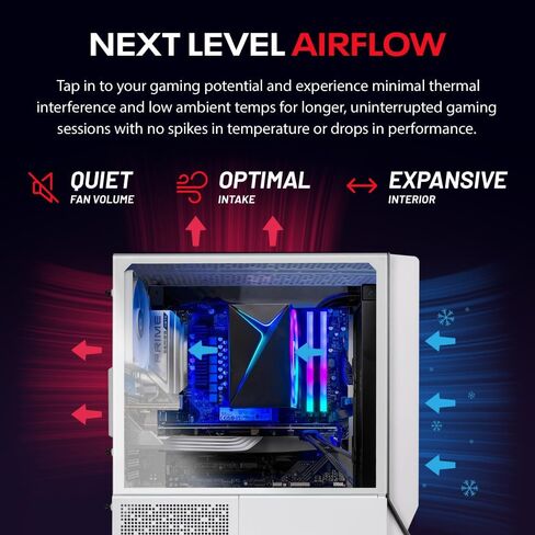 Skytech Gaming Omega 2 Desktop PC ، Intel I5 14400F 2.5 GHz (4.7GHz Turbo) ، NVIDIA RTX 5060 TI 16GB ، 1TB Gen4 NVME SSD ، 16GB DDR5 RAM 5200 ، 650W GOLD ، WI-FI ، WIN 11 in Saudi Arabia