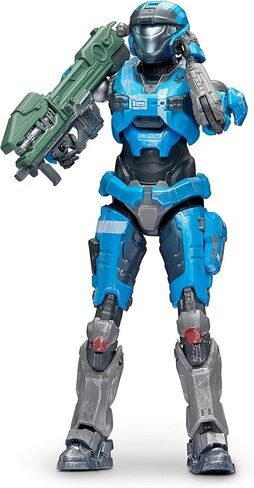 مجموعة HALO Spartan مقاس 6.5 بوصة - Master Chief مفصلية للغاية ويمكن وضعها مع ملحقات الأسلحة - تم ضبطها لتناسب اللعب والعرض in Saudi Arabia