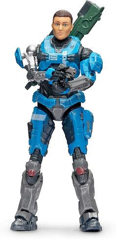مجموعة HALO Spartan مقاس 6.5 بوصة - Master Chief مفصلية للغاية ويمكن وضعها مع ملحقات الأسلحة - تم ضبطها لتناسب اللعب والعرض in Saudi Arabia