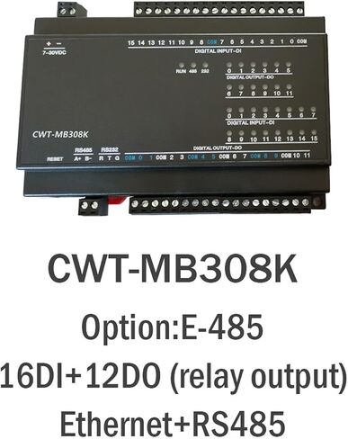 CWT-MB308K 16DI+12DO RS485 RS232 Ethernet Modbus Controller(E) in Saudi Arabia