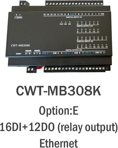 CWT-MB308K 16DI+12DO RS485 RS232 Ethernet Modbus Controller(E) in Saudi Arabia