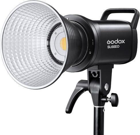 Godox SL60IID LED Video Light,60Ws White 5600K Version Countinuous Output Lighting with Bowens Mount,CRI 96+ TLCI97+,for Video Recording Wedding Product Photo... (3 Pack) in Saudi Arabia