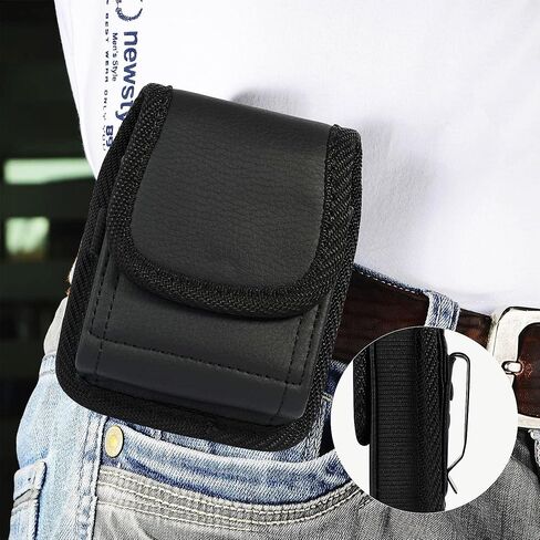 for Motorola RAZR and Samsung Z Flip Case, with Belt Loop 360° rotatable, Magnetic Closure Leathers Case for Moto Razr/Plus/Ultra 2025 2024 2023, for Samsung Galaxy Z Flip 7/6/5/4/3 (Leathers-360°) in Saudi Arabia