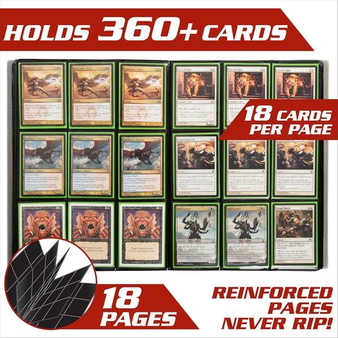 Monster Binder - 9 Pocket Trading Card Album - Matte Sky Blue (Anti-theft Pockets Hold 360+ Yugioh, Pokemon, Magic the Gathering Cards) in Kuwait