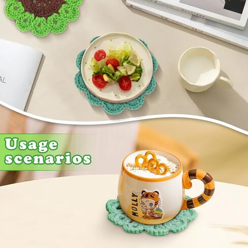 FTEVEN Crochet Kit for Beginners, Complete Crochet Animal Kits for Beginners Adults with Step-by-Step Video Tutorials, Crochet Yarns and Knitting Accessories for DIY Craft Handmade (Christmas Dog) in Kuwait