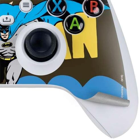 Skinit Schecal Gaming Gaming Skin متوافق مع وحدة التحكم S -Series S Series - مرخص رسميًا DC Comics Batman Vintage Action Design in Kuwait