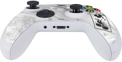 Skinit Decal Gaming Skin Compatible with Xbox Series S Controller - Officially Licensed Disney Mickey Mouse Shape on Marble Design in Kuwait