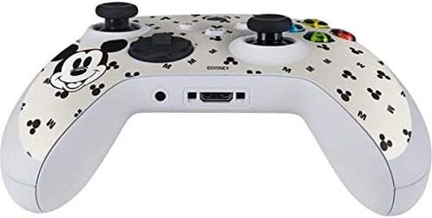 Skinit Decal Gaming Skin Compatible with Xbox Series S Controller - Officially Licensed Disney Mickey Mouse Shape on Marble Design in Kuwait