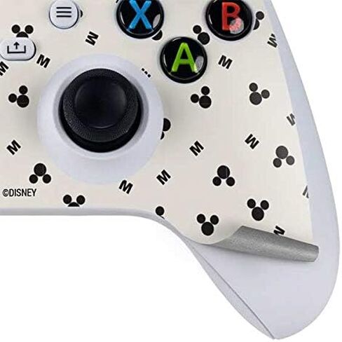 Skinit Decal Gaming Skin Compatible with Xbox Series S Controller - Officially Licensed Disney Mickey Mouse Shape on Marble Design in Kuwait